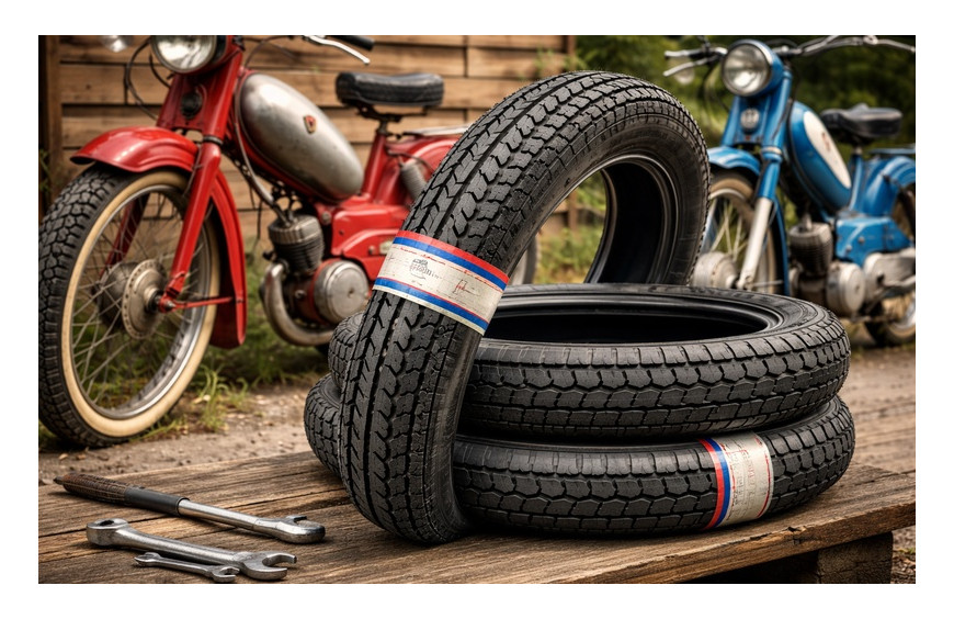 Bien choisir ses pneus pour mobylette : Motobécane, MBK 51 et Peugeot 103